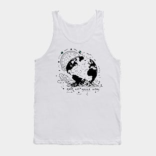 Get On Your Way Best Gift Adventure Travels Lover Earth And Compass Tank Top